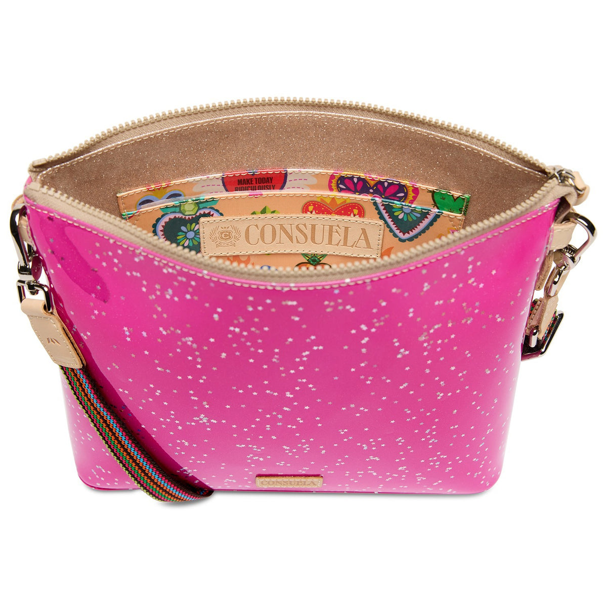 Downtown Crossbody, Berry