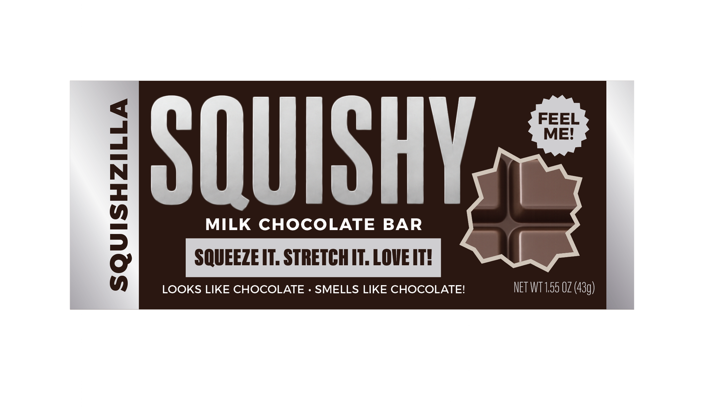 Fun Doh Slow Rise Scented Squishy Chocolate Bar - 12/Display: Wholesale Price