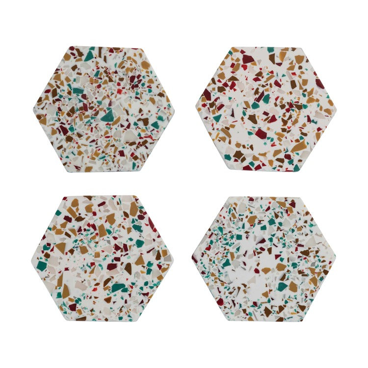 S/4 4"L x 4"W Hexagon