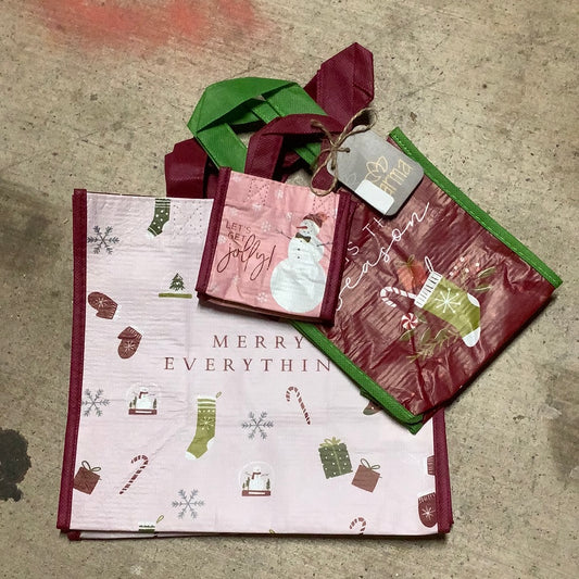 Holiday Recycled Gift Bags