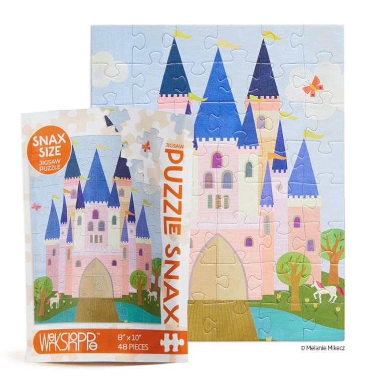 Pink Royal Castle - 48 Piece Jigsaw Puzzle