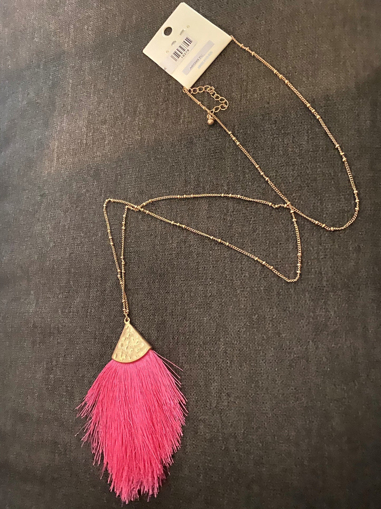 Long Feather Necklace