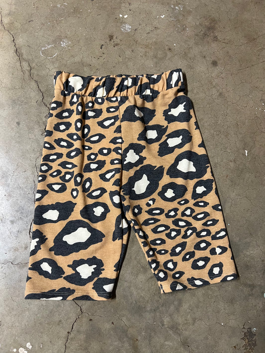 Leopard Printed Waist Elastic Pants