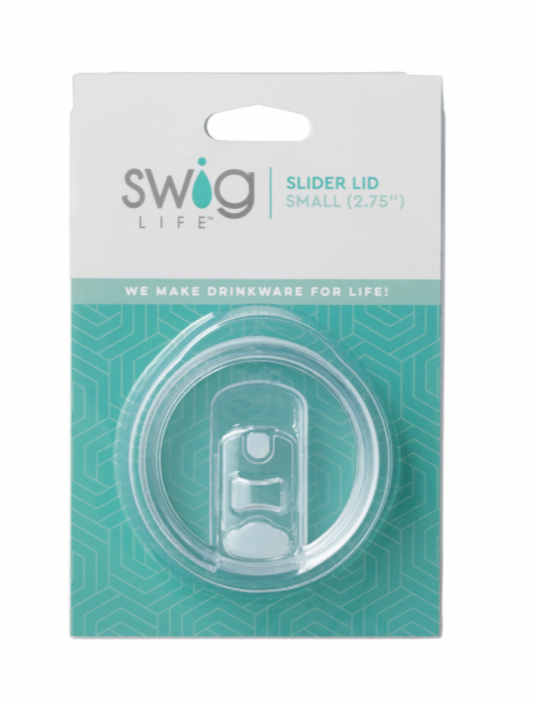 SWIG, Slider Lid - Clear (12oz Skinny Can Cooler)