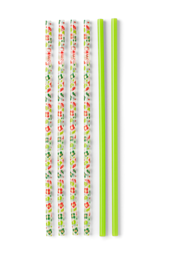 SWIG, Jingle Jungle & Lime Tall Straw Set