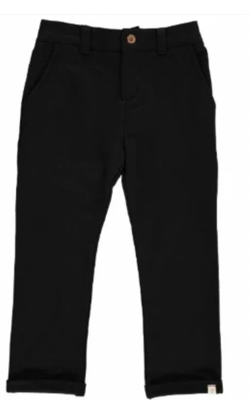 Boys, Black Jersey Pants