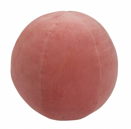 Cotton Velvet Orb Pillow