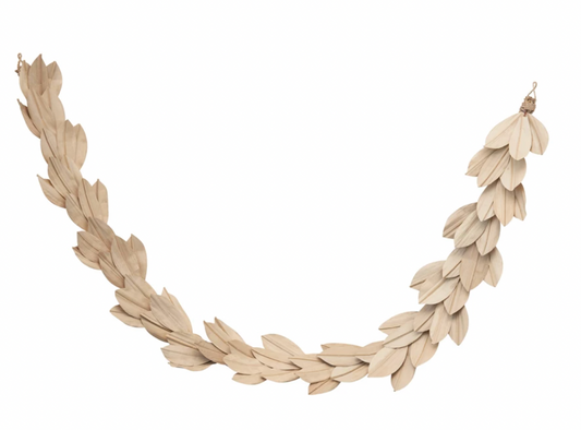 Dried Natural Buri Palm Leaf Garland