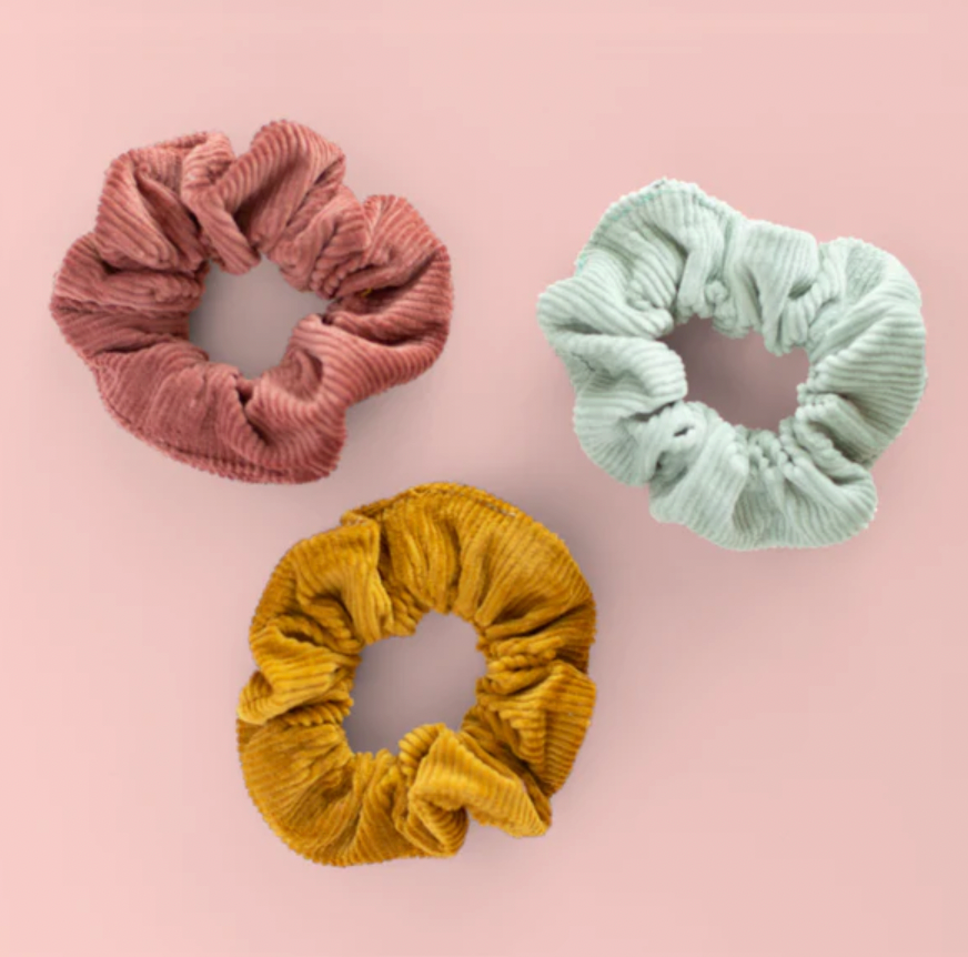 Corduroy Scrunchie Set