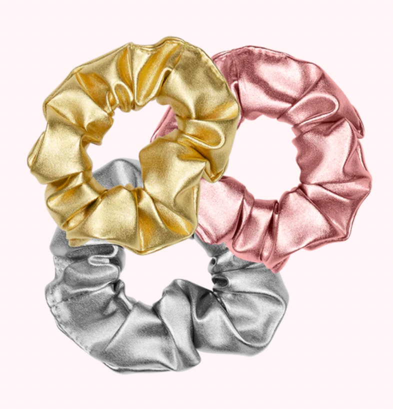 Metallic Scrunchie Set