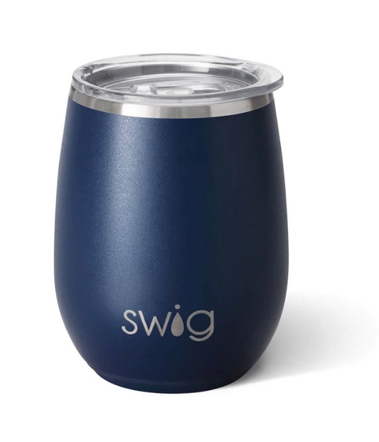 Stemless Wine Cup (14oz), Navy