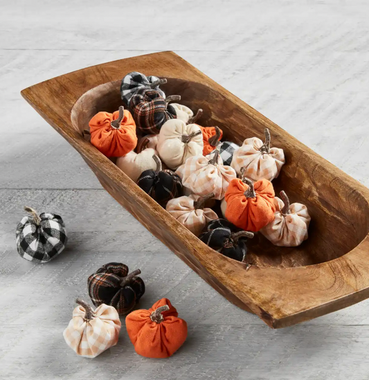 MINI DECORATIVE PUMPKIN SET