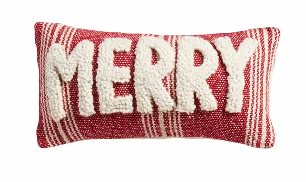 MINI HOOKED CHRISTMAS PILLOWS