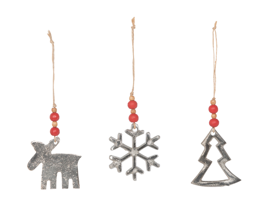 Primitive Pewter Ornaments