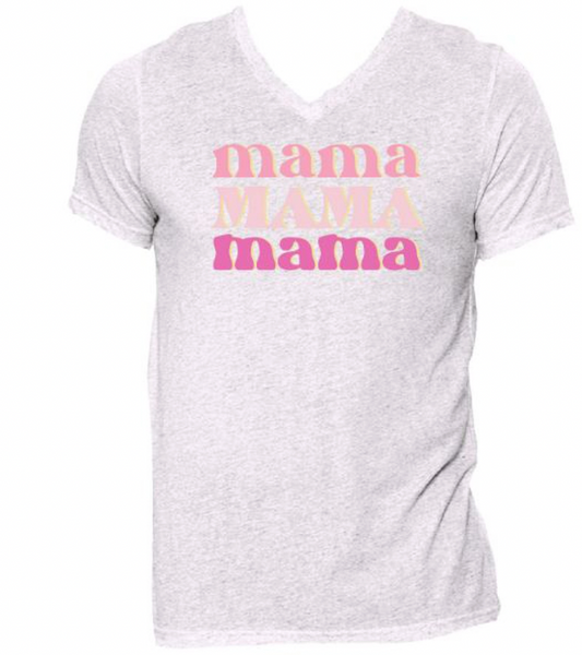 MAMA MAMA MAMA V-NECK T-SHIRT